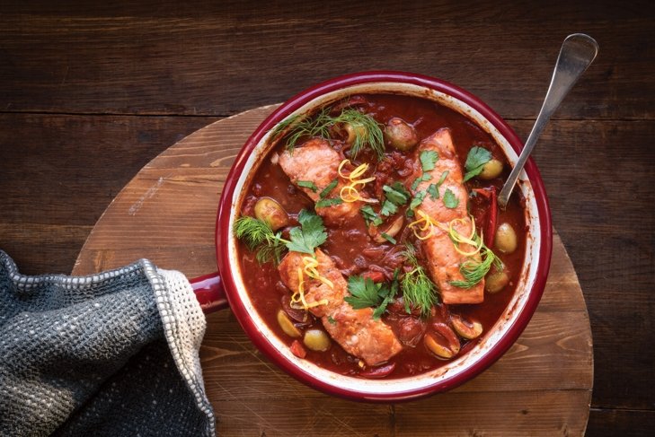 Salmon Shakshuka